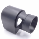 Sandblasting and Black Anodized Aluminum Die Casting Holder for Industrial Computer
