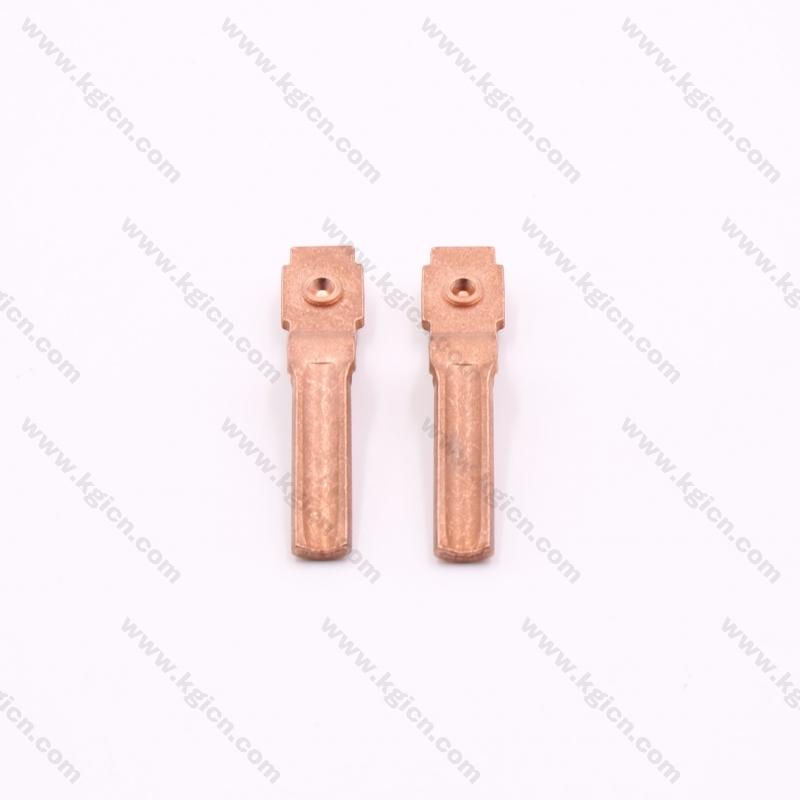 Direct Selling Metal Stamping Copper Part with Silver Contact for Sockets
