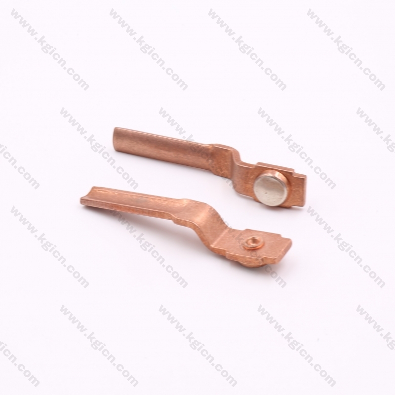 Direct Selling Metal Stamping Copper Part with Silver Contact for Sockets
