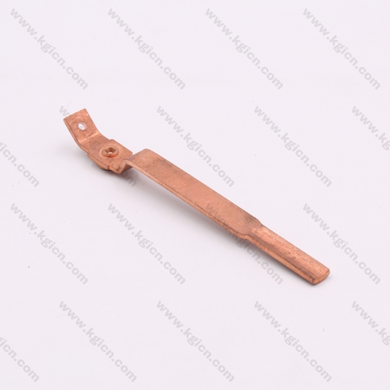 Favorite Design Metal Stamping Copper Part with Silver Contact for Sockets