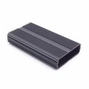 New Product Explosion Aluminum Black Anodized Extrusion Heatsink for Industrial Equipments