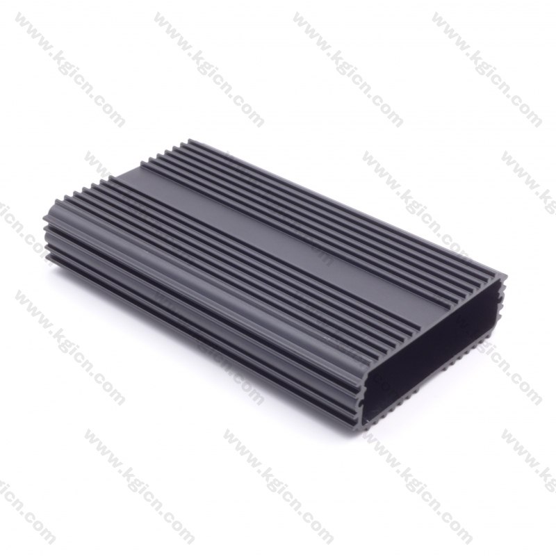New Product Explosion Aluminum Black Anodized Extrusion Heatsink for Industrial Equipments
