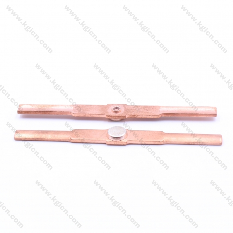 Excellent Quality Metal Stamping Copper Part with Silver Contact for Sockets