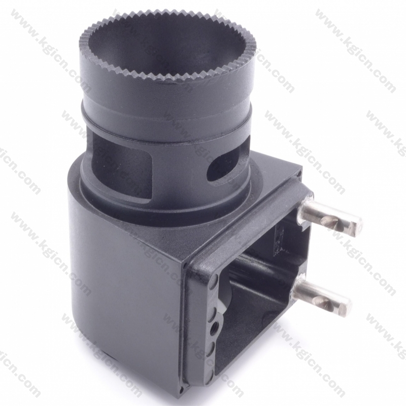 Sandblasting and Black Anodized Aluminum Die Casting Holder for Industrial Computer