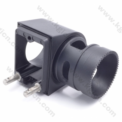 Sandblasting and Black Anodized Aluminum Die Casting Holder for Industrial Computer